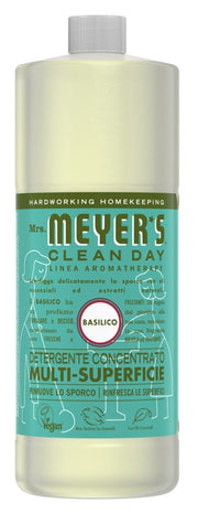 Mrs Meyer's Clean Day Detergente Concentrato Multi-Superficie Basilico 946ml
