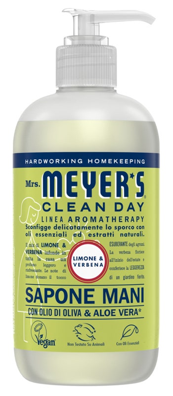 Mrs Meyer's Clean Day Savon liquide pour les mains Parfum citron et verveine 370 ml