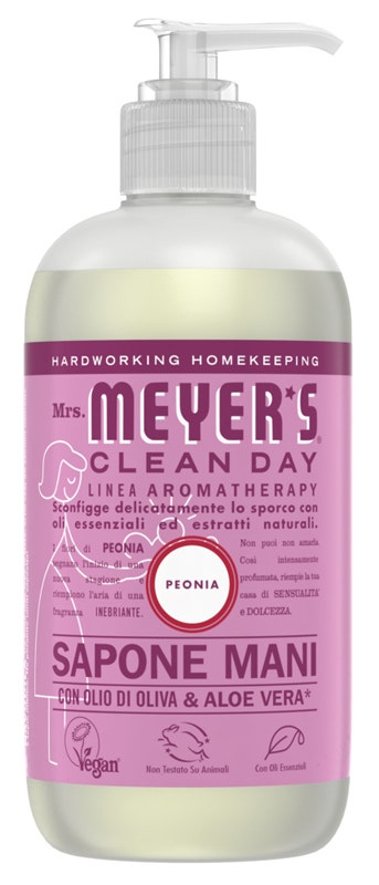 Mrs Meyer's Clean Day Savon liquide pour les mains Parfum Pivoine 370 ml