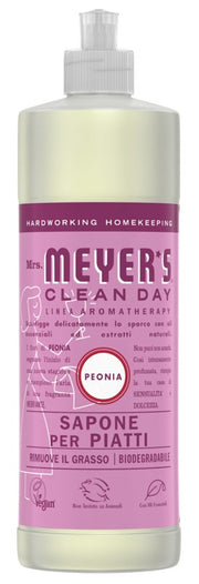 Mrs Meyer's Clean Day Sapone Piatti Profumo Peonia 473ml