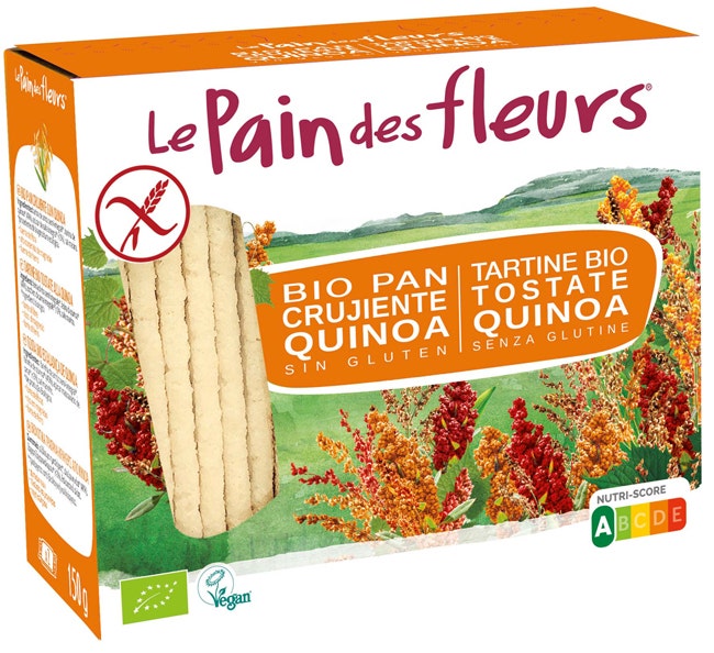 Le Pain Des Fleurs Tartines bio grillées au quinoa 150 g