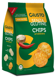 Giusto Senza Glutine Chips Arrabbiata 40g