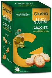 Giusto Senza Glutine Croc-Stì Con Olio Extra Vergine D'Oliva 100g