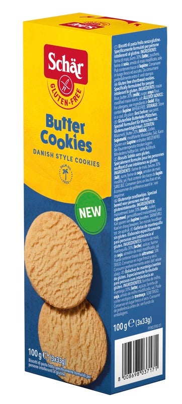 Schar Biscuits Butter Cookies 3 x 33 g