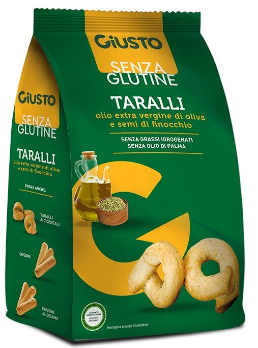 Giusto Senza Glutine Taralli Olio Di Oliva E Semi Di Finocchio 40g