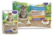 Stuzzy Bouchées au poulet/dinde, nourriture humide pour chats adultes, multipack 4 x 85 g