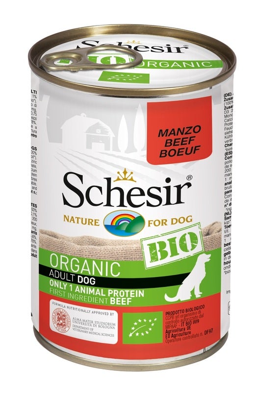 Schesir Tonnetto à l'aloe vera, nourriture humide pour chatons, boîte de 85 g