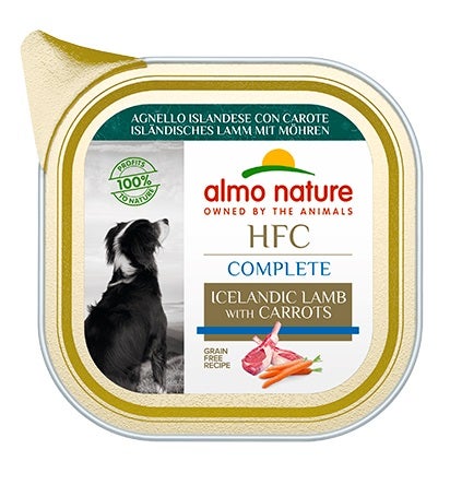 Almo Nature Complete Nourriture humide Agneau islandais aux carottes pour chiens 85 g
