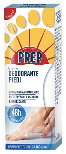 Prep Crème déodorante pour les pieds 75 ml
