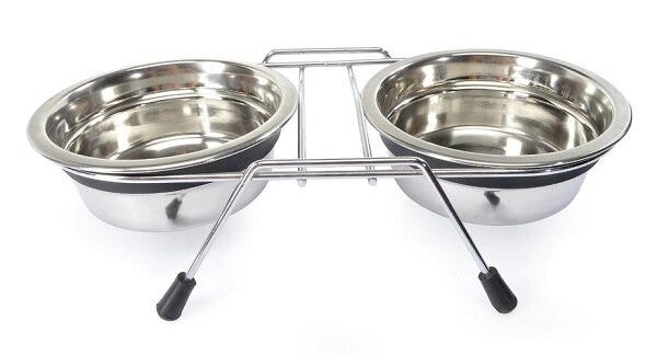 Camon Set Completo Stand + 2 Ciotole 800ml
