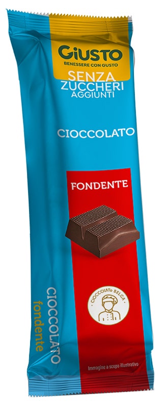 Giusto Barre de chocolat noir sans sucre 42 g