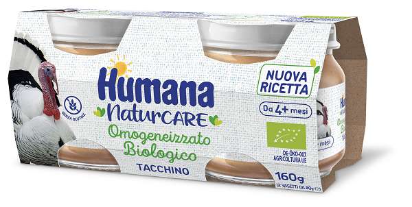 Humana Omogeneizzato Tacchino Bio 2x80g 4 Mesi +