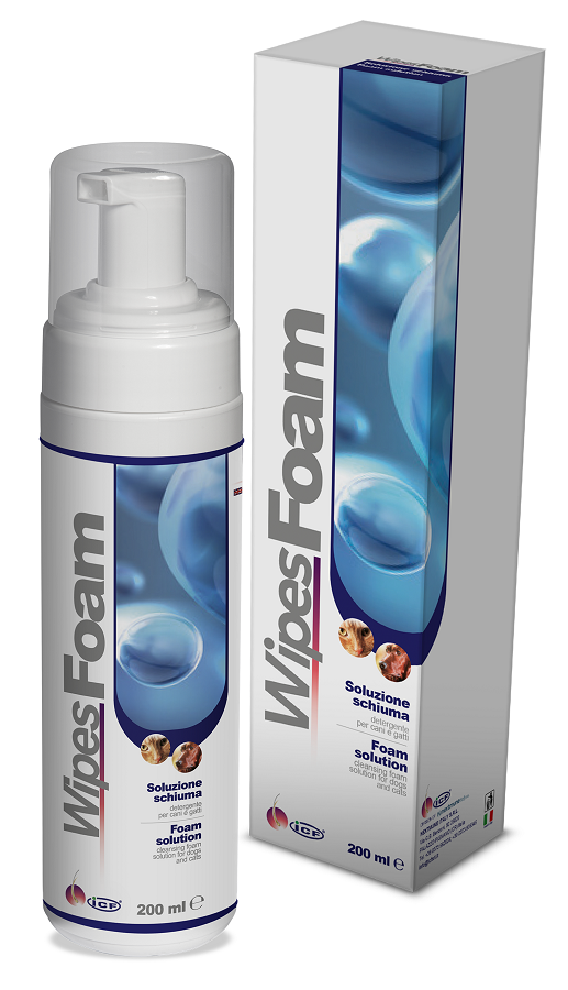 Wipes Foam Solution Moussante Nettoyante Pour Chiens Et Chats Flacon 200 ml