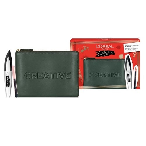 L'Oreal Paris L'Atelier Kit Bambi Mascara + Matita Nera Mini Size