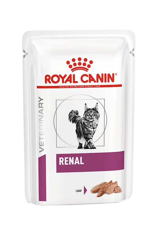 Royal Canin Veterinary Renal Pâté moelleux pour chats adultes, sachets 12 x 85 g