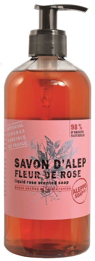 SAPONE ALEPPO LIQ ROSA 500ML