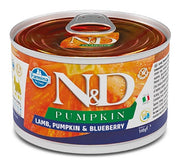 Farmina N&D Pumpkin Mini Agnello Zucca E Mirtillo Cibo Umido Per Cani Adulti Lattina 140g
