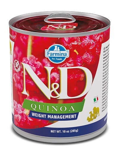 Farmina Natural & Delicious Quinoa Weight Management Per Cani Adulti 285g