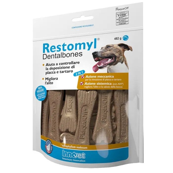 Restomyl Dentalbones Nettoyage dentaire pour chiens 482 g