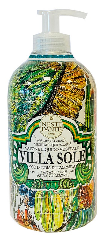 Villa Sole Savon liquide végétal Figue de Barbarie de Taormine 500 ml