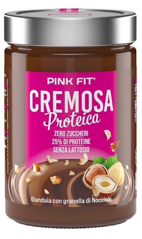 Proaction Pink Fit Cremosa Gianduia Con Granella 300g