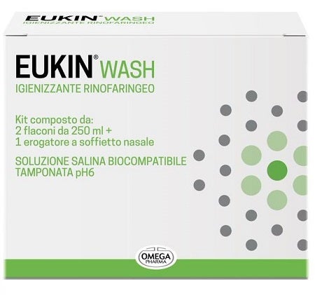 Eukin Kit de lavage hygiénique rhinopharyngé 2 x 250 ml