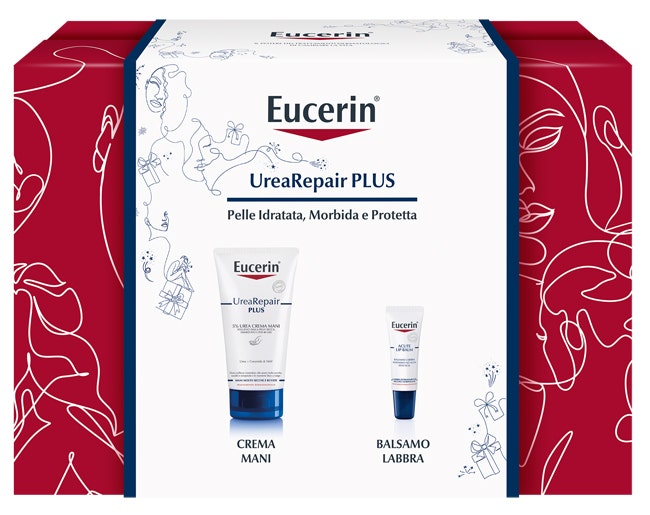 Eucerin Coffret UreaRepair Plus Crème pour les mains 75 ml + Baume à lèvres 10 ml