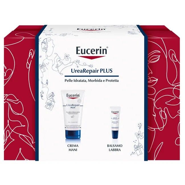 Eucerin Coffret UreaRepair Plus Crème pour les mains 75 ml + Baume à lèvres 10 ml