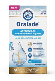 Oralade Supporto Avanzato GI+ Concentrato Per Cani/Gatti 6 Buste Da 50g