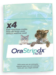 OraStripdx Test Tioli Per Cani/Gatti 4 Strisce
