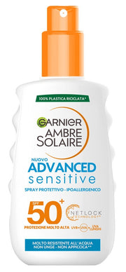 Garnier Ambre Solaire Advance Sensitive Spray protecteur pour adultes 200 ml SPF50+