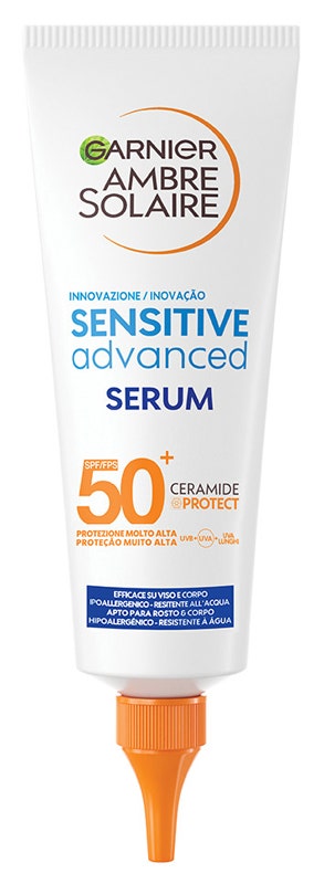 Garnier Ambre Solaire Advance Sensitive Sérum Visage/Corps 125 ml SPF50+