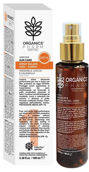 Organics Pharm Spray solaire visage/corps 100 ml SPF15