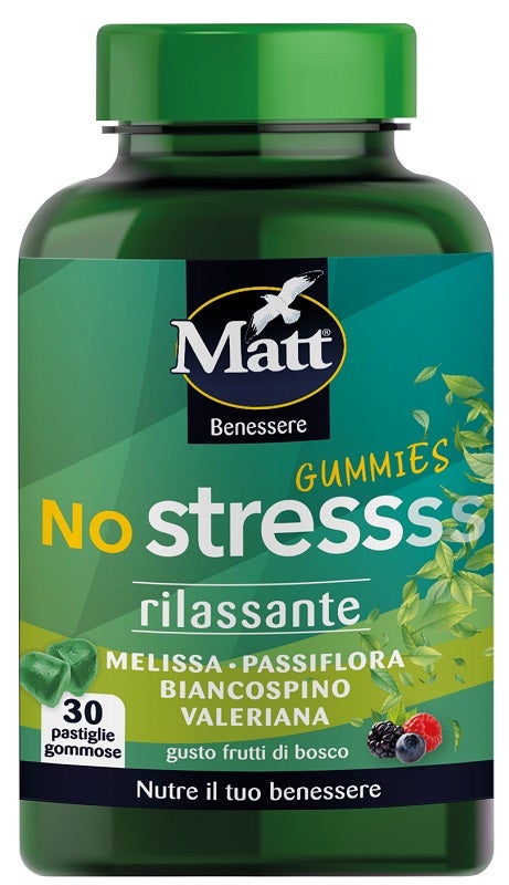 Matt No Stress Gummies 30 Pastiglie Gommose