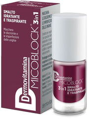 Dermovitamina Micoblock Smalto 3In1 Base Top Coat Prugna 5ml
