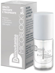 Dermovitamina Micoblock Smalto 3In1 Base Top Coat Trasparente 5ml