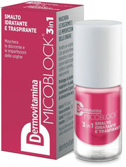 Dermovitamina Micoblock Vernis 3 en 1 Base Top Coat Rose 5 ml