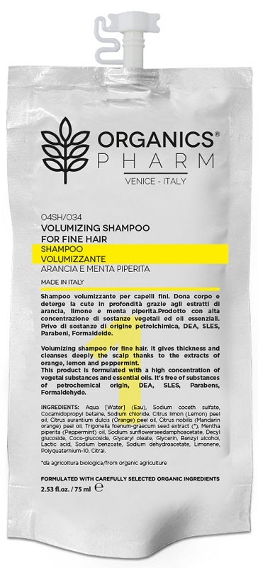 Organics Pharm Volumizing Shampooing volumateur 75 ml