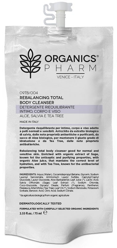 Organics Pharm Rebalancing Total Body Cleanser Nettoyant rééquilibrant 75 ml