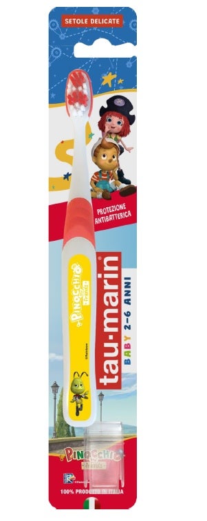 Taumarin Brosse à dents pour enfants 2-6 ans Pinocchio