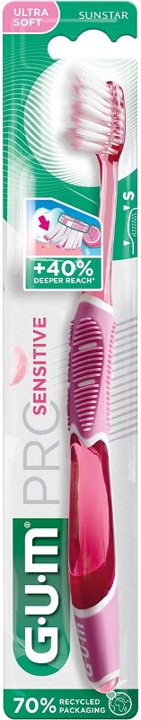 Gum Pro Sensitive Brosse à dents à poils souples 1 pièce