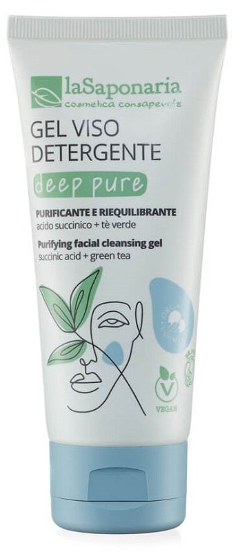 La Saponaria Gel Nettoyant Visage Deep Pure 100 ml