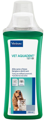 Virbac Vet Aquadent Fresh Hygiène dentaire pour chiens/chats 250 ml