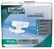 Soffisof Pannoloni A Mutandina Air Dry Super Taglia Media 15 Pezzi