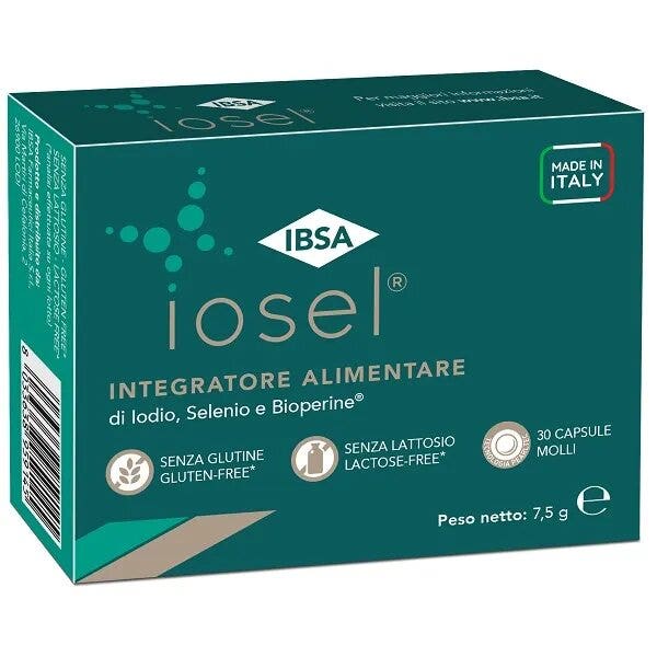 Ibsa Iosel Integratore 30 Capsule Molli - Supporto Benessere