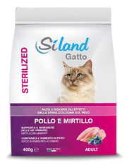 Siland Crocchette Pollo/Mirtilli Gatti Adulti Sterilizzati 400g