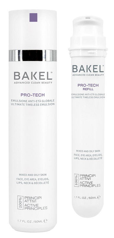 Bakel Pro-Tech Case&Refill Emulsione Anti-età Globale Per Pelle Da Mista A Oleosa 50ml