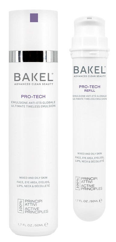 Bakel Pro-Tech Case&Refill Emulsione Anti-età Globale Per Pelle Da Mista A Oleosa 50ml