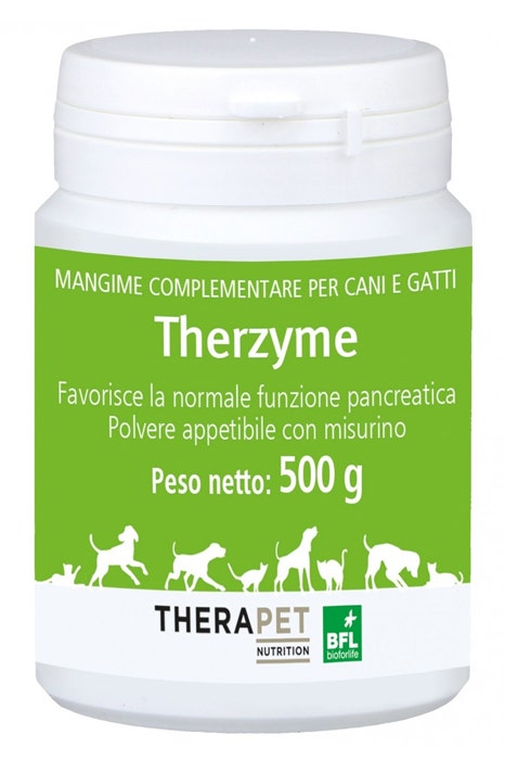 TheraPet Therzyme en poudre avec doseur pour chiens/chats 500 g