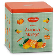 Neavita Infuso Arancia E Mango 10 Filtroscrigno In Square Tin Happy Fruits Verde